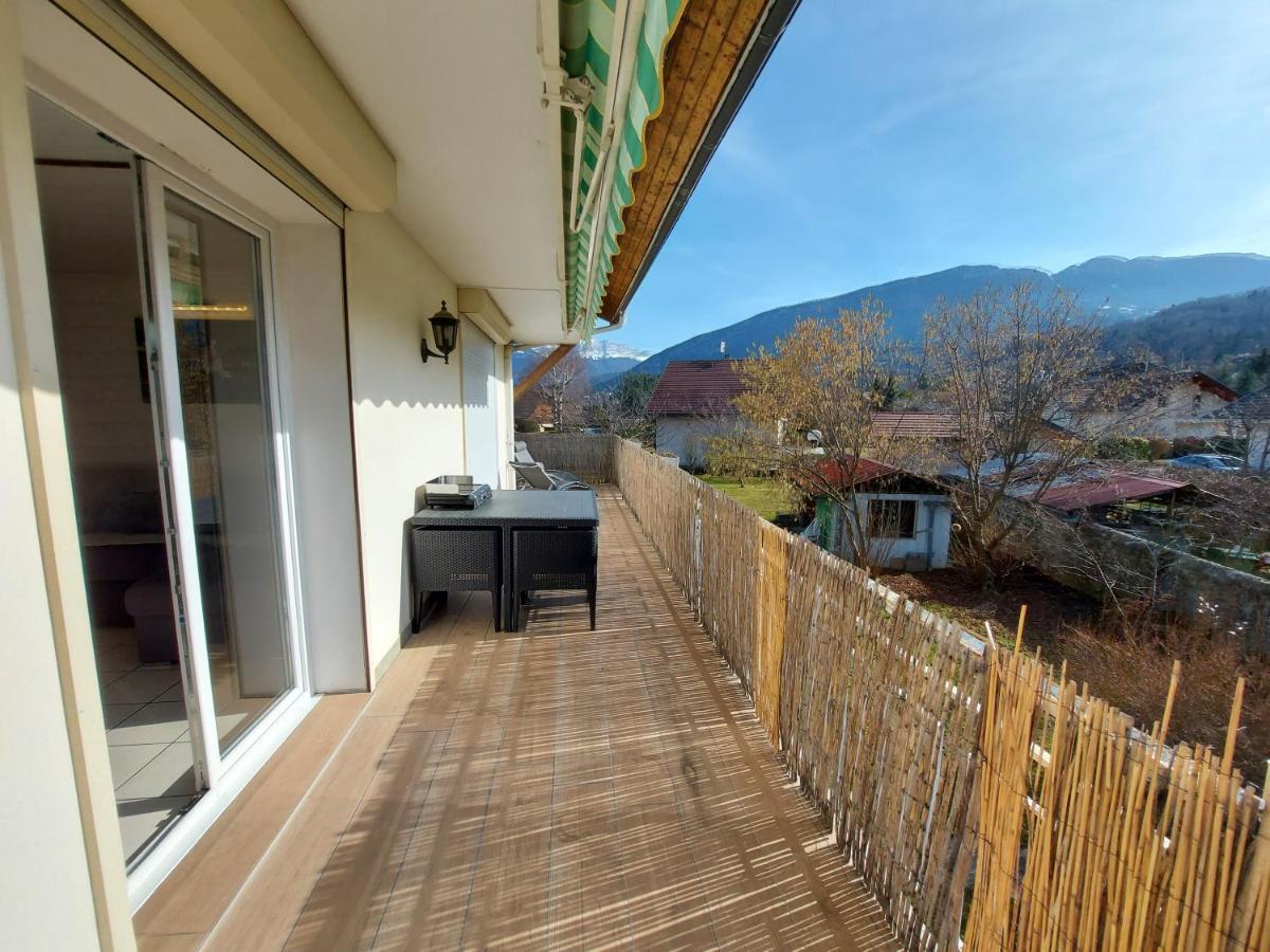 Entre Lac Et Montagne, Proche Centre De St Jorioz, Spacieux Et Confortable Appartement Avec Grande Terrasse Saint-Jorioz Kültér fotó